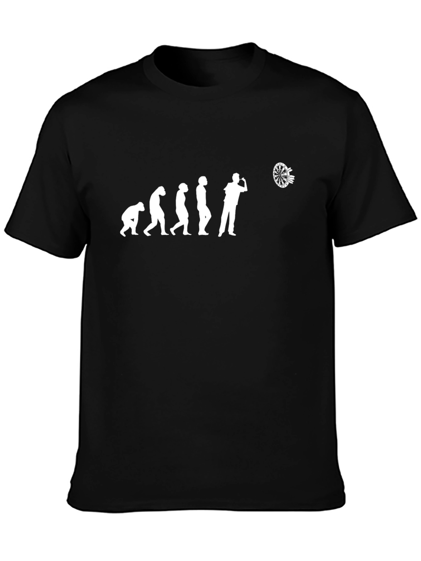 Black Darts Evolution Graphic T-Shirt - Black view 3