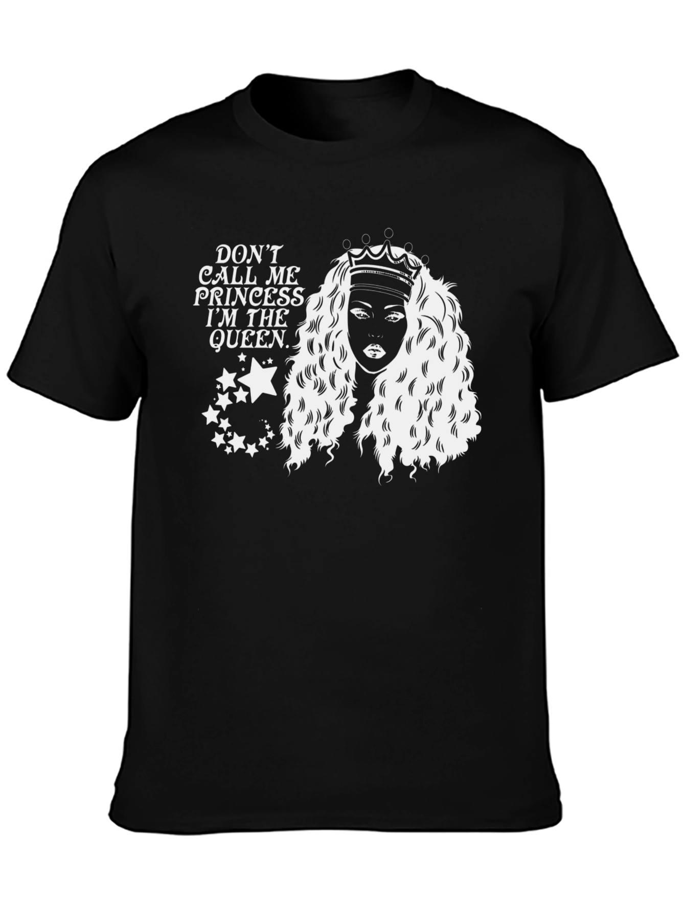 Black Queen Graphic T-Shirt - Black view 3