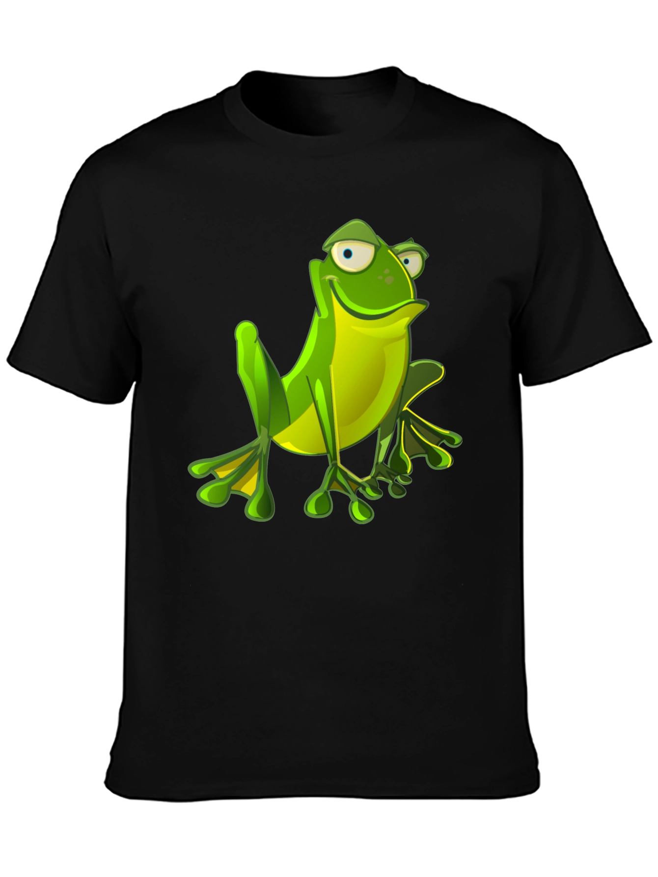 Black Frog Graphic Tee - Ribbiting Style! view 3