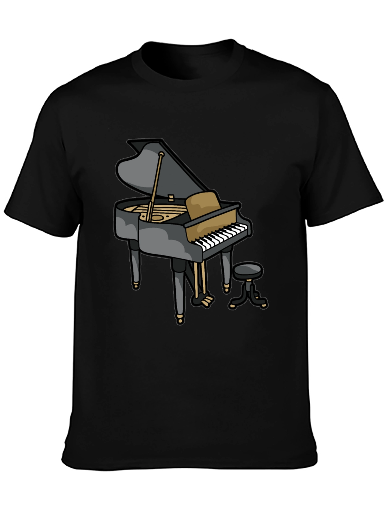 Piano T-Shirt - Music Lover Tee - 3