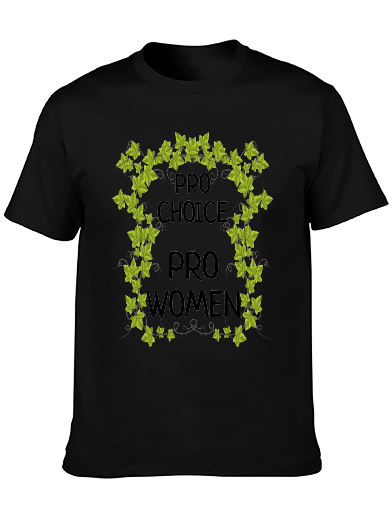 Black Pro Choice Pro Women Graphic Tee view 3