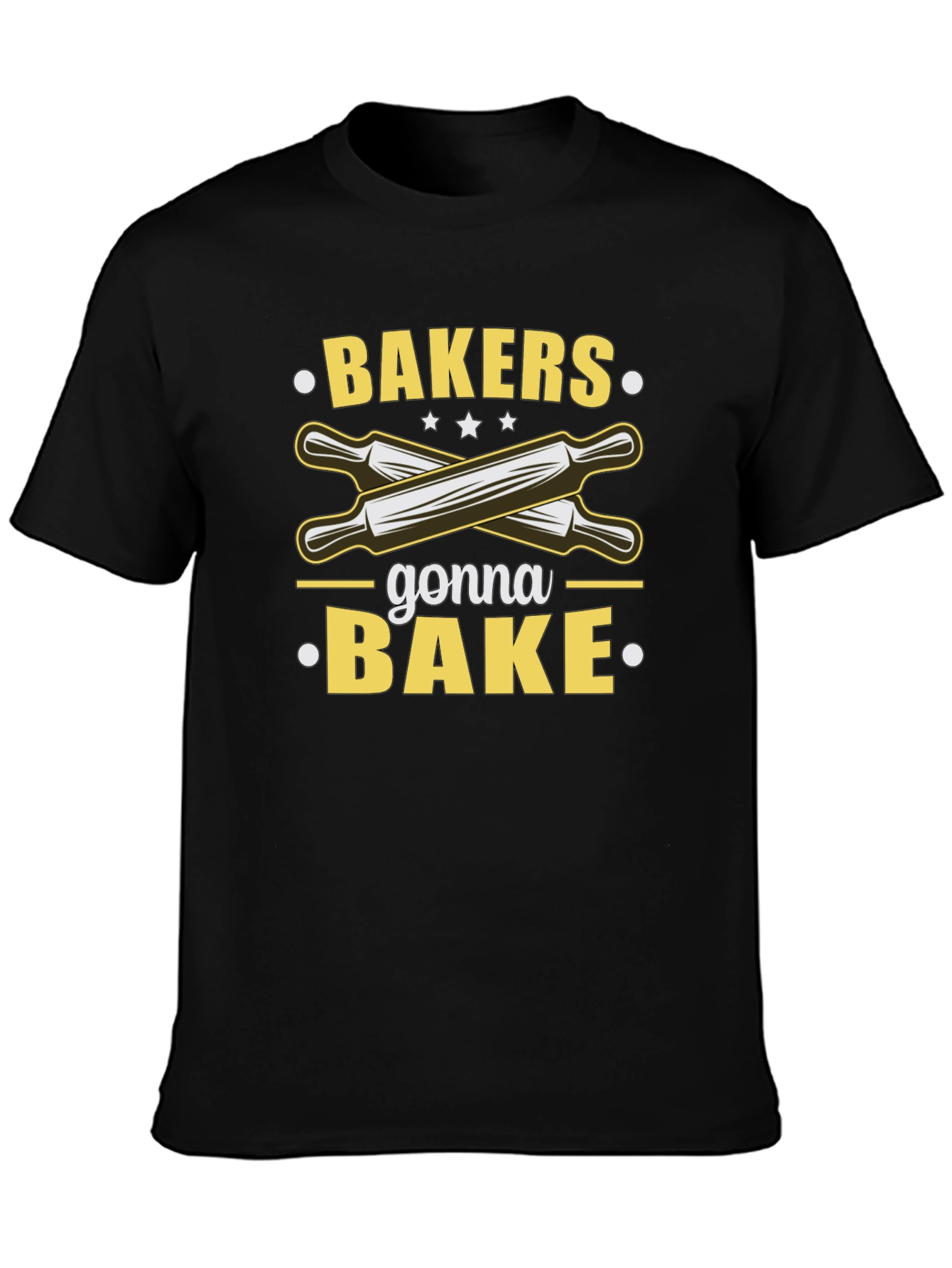 Black Bakers Gonna Bake T-Shirt - Cooking Design view 3