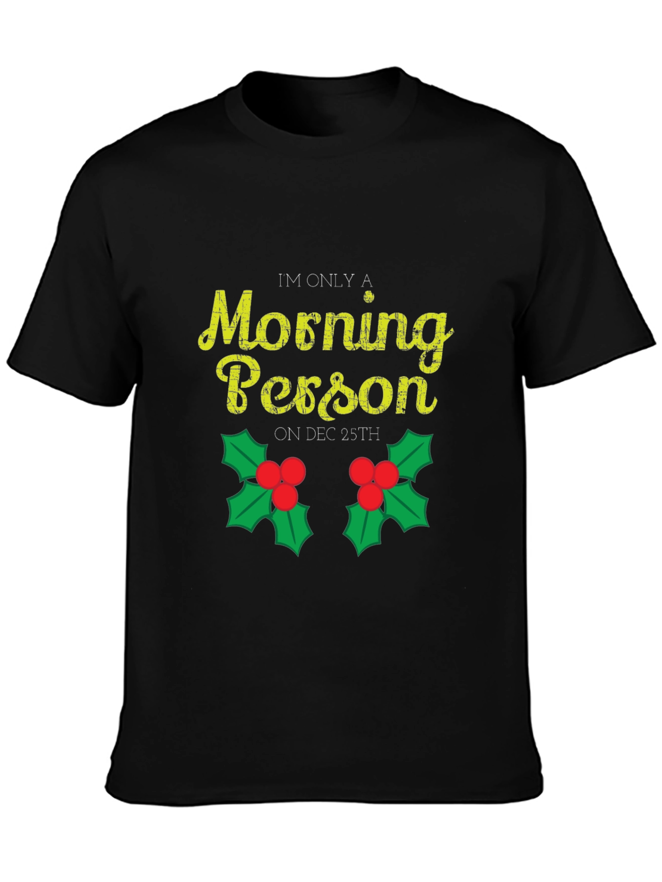 Funny Christmas Morning Person T-Shirt - 3