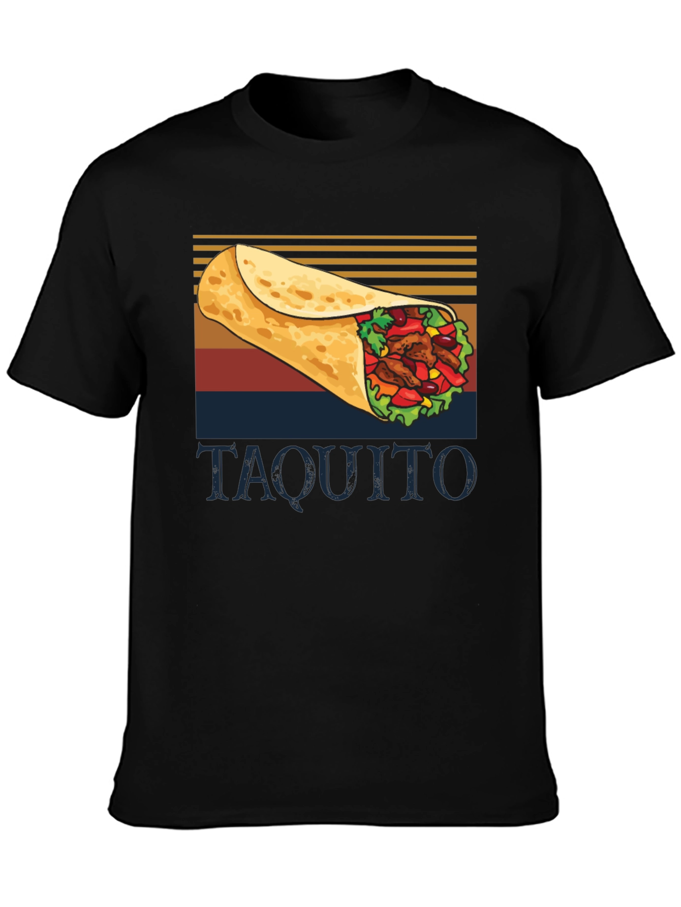 Taquito Graphic Tee - Novelty Food Shirt - 3