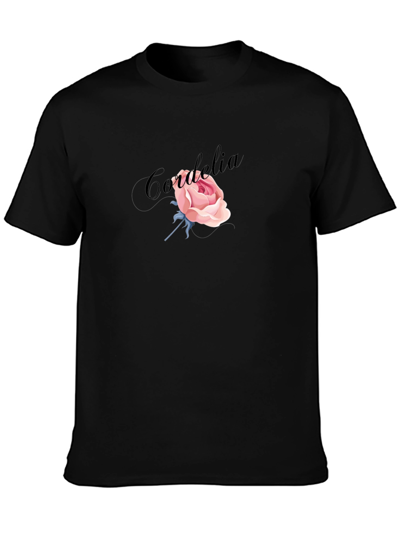 Cordelia Rose Graphic Tee - Black - 3