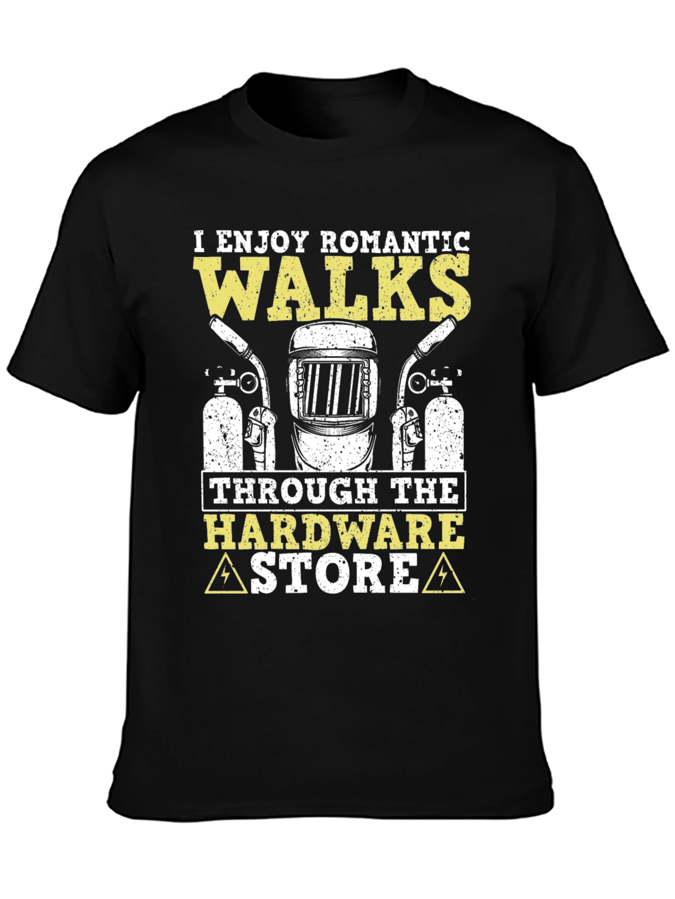 Black Romantic Walks Hardware Store T-Shirt view 3