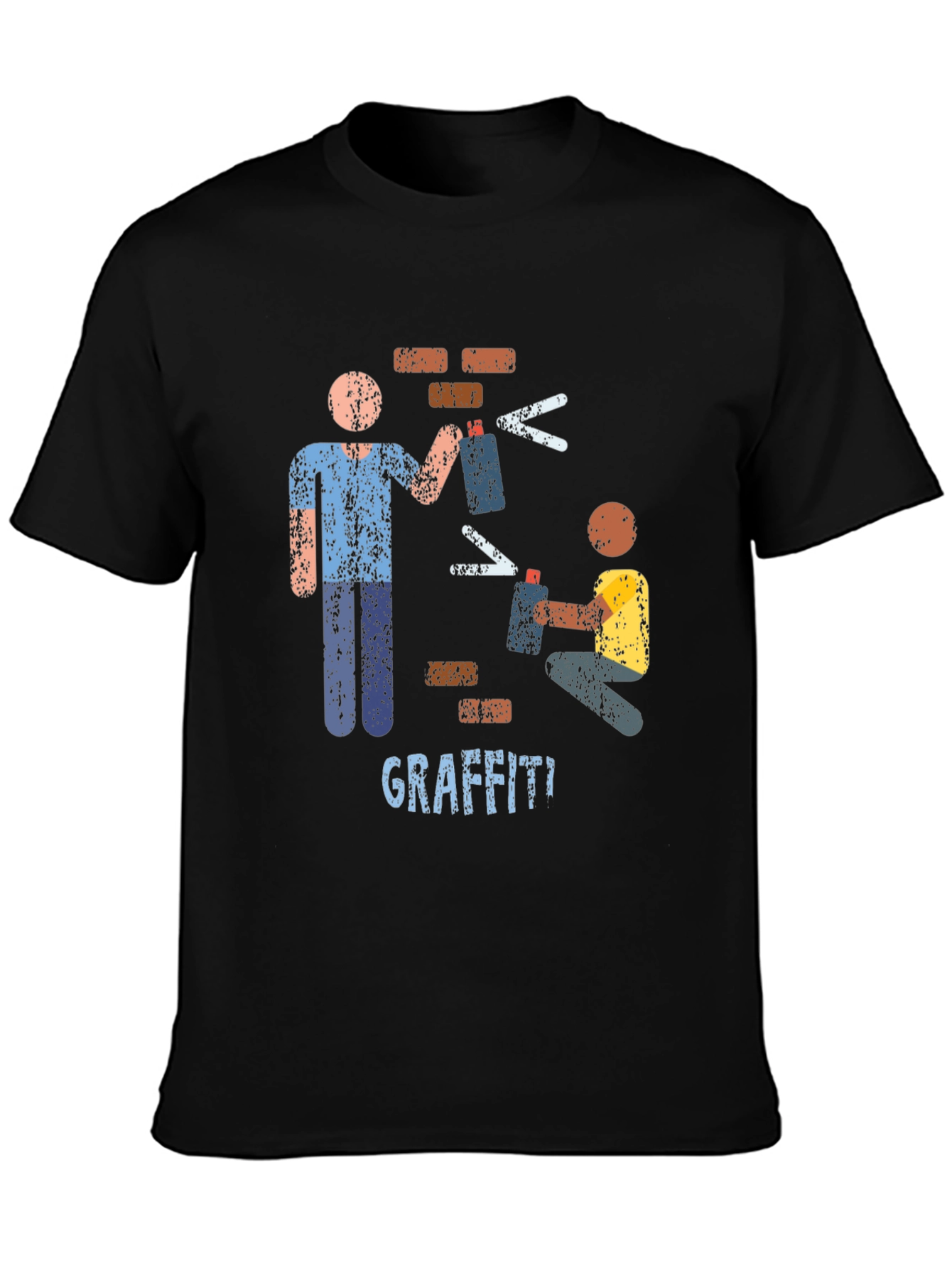 Graffiti Artist Graphic T-Shirt, Urban Art Tee - 3