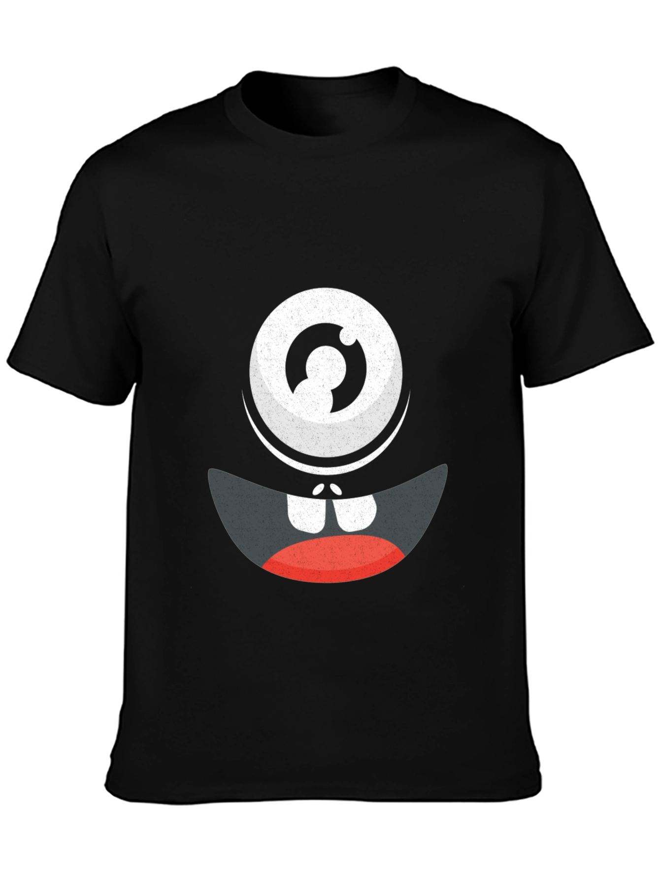 Black One-Eyed Monster Graphic Tee view 3