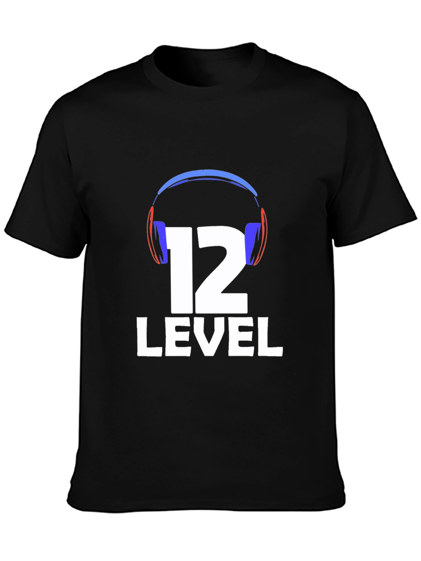 Black Level 12 Gaming T-Shirt - Black view 3