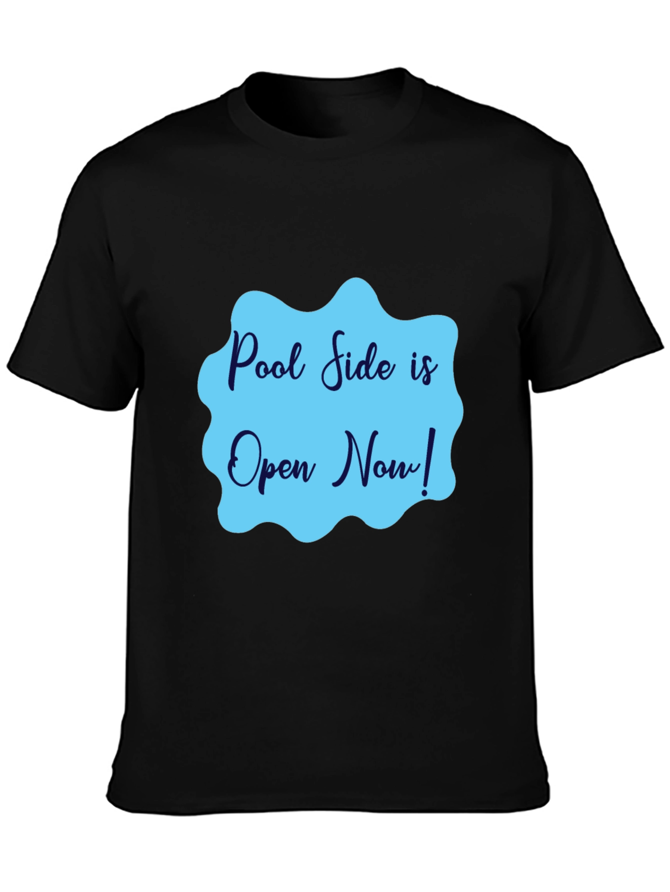 Black Pool Side is Open Now! Graphic Tee view 3
