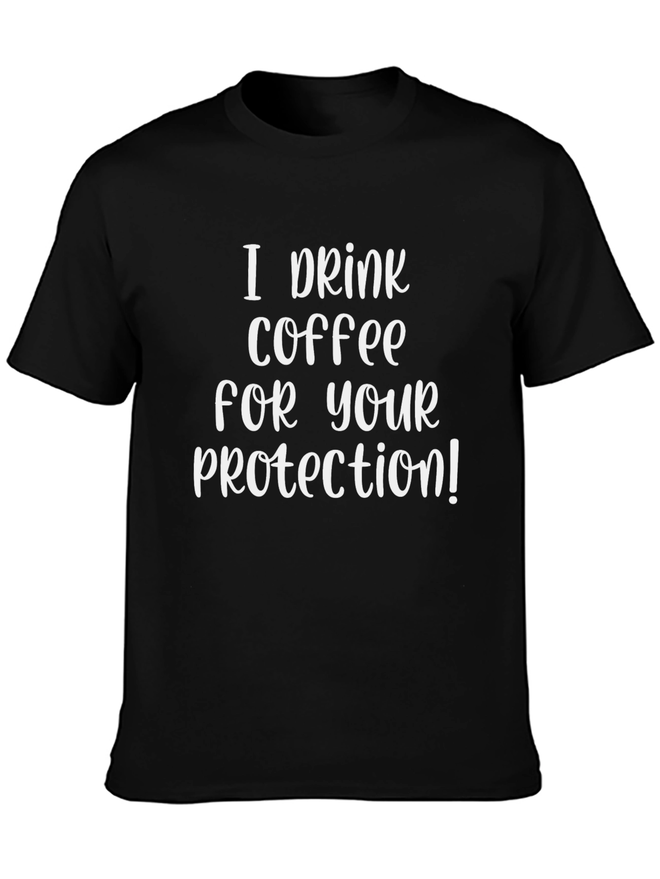 Black Coffee Protection Graphic Tee view 3
