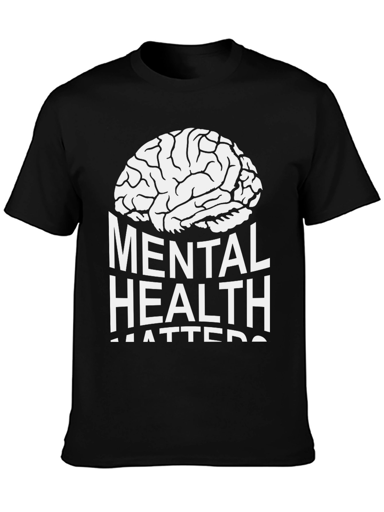 Black Mental Health Matters Graphic Tee view 3