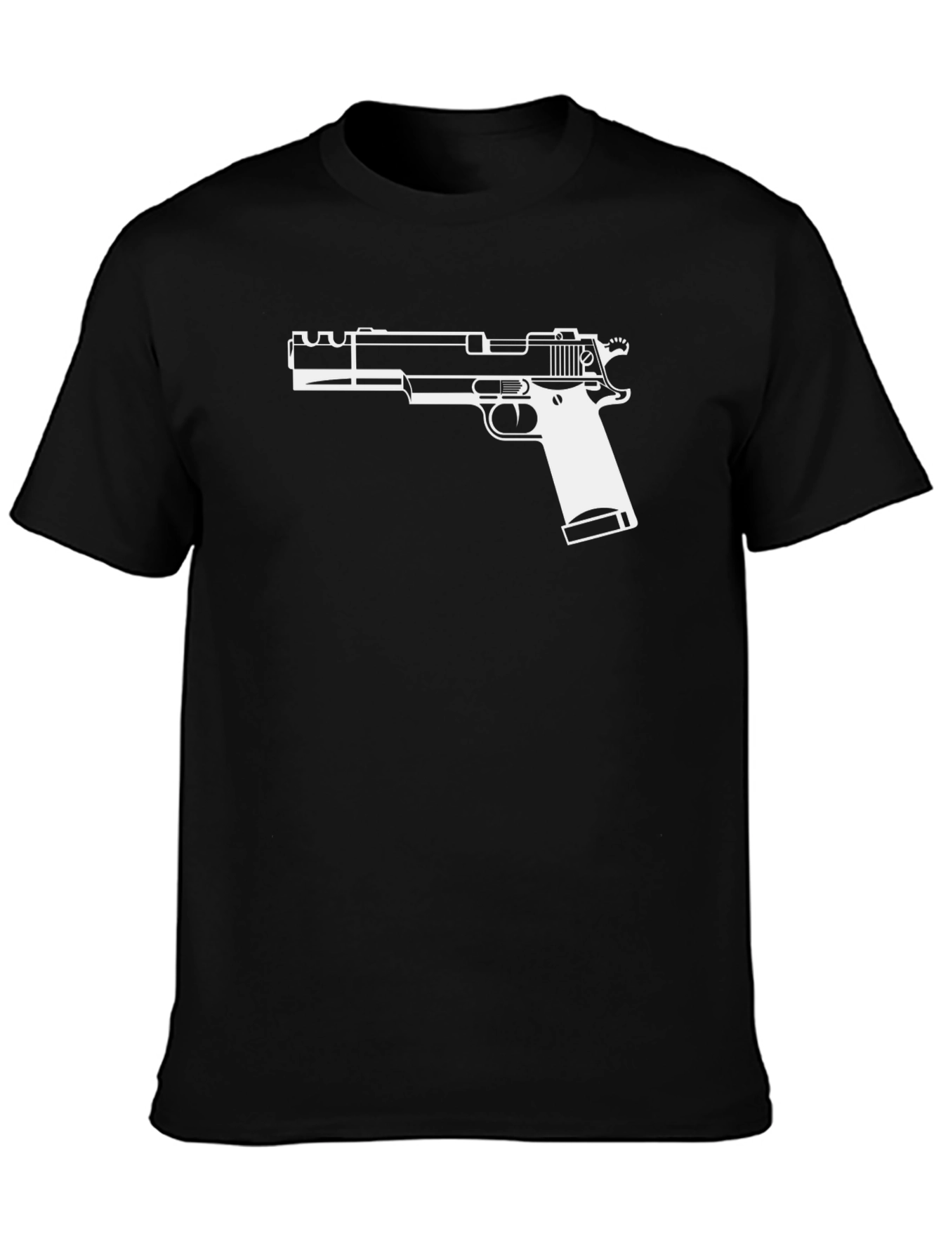 Gun Graphic Tee - Cool Firearm Design T-Shirt - 3