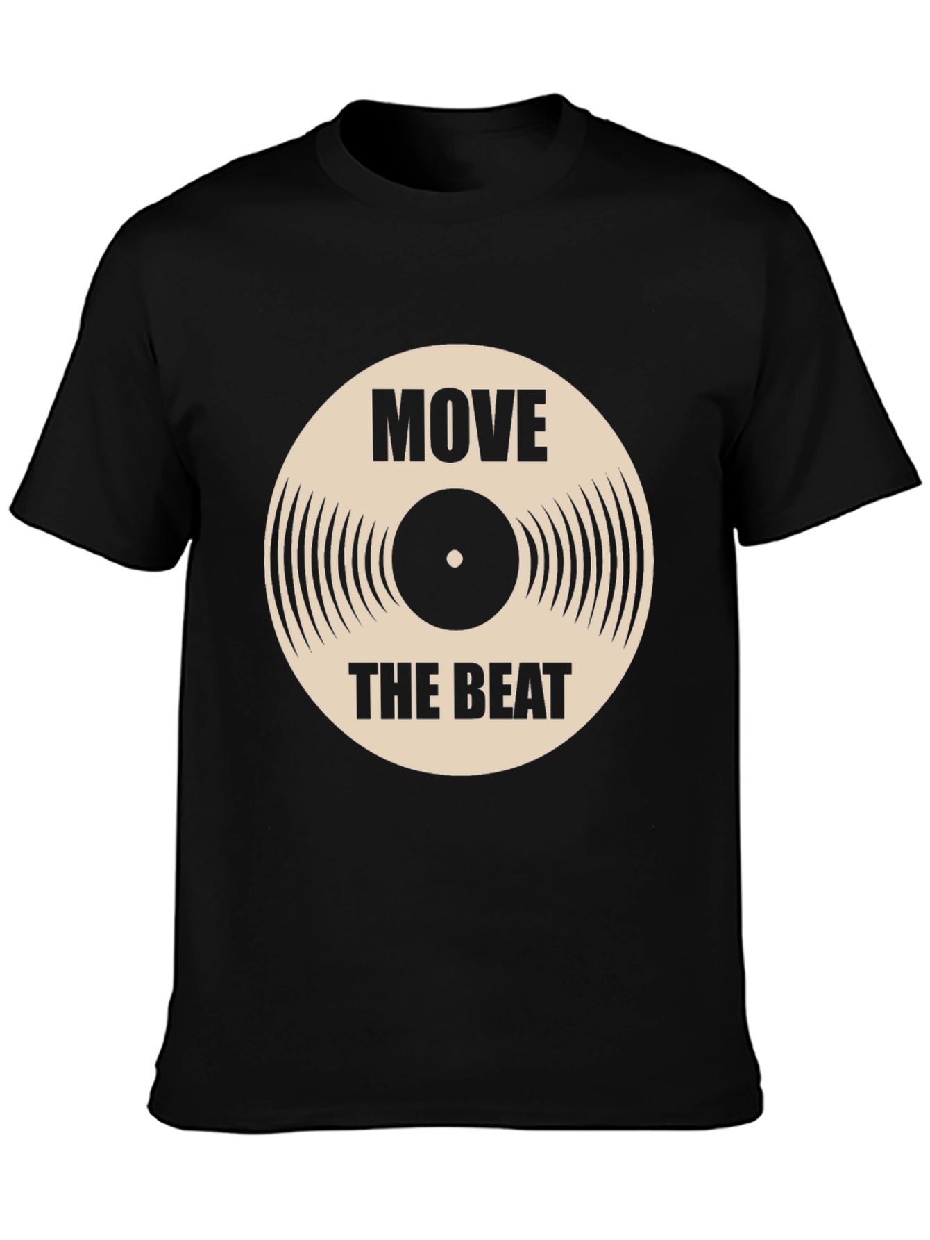 Black Move the Beat Graphic Tee view 3