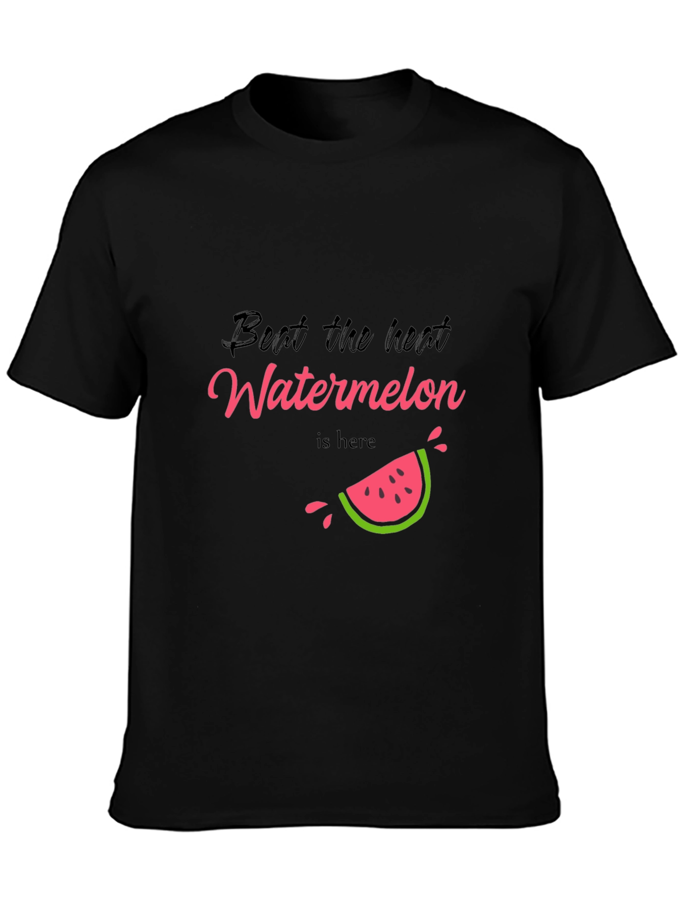 Black Beat the Heat Watermelon Tee - Summer Ready view 3