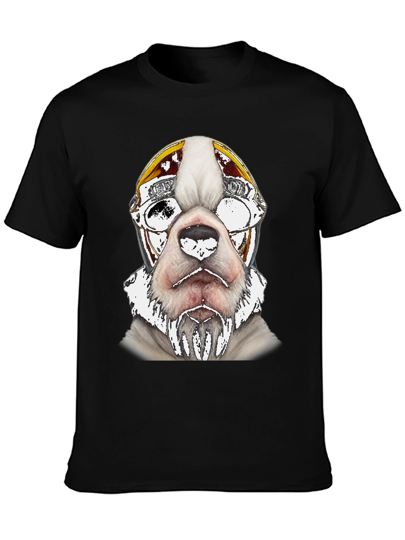Black Cool Dog Aviator T-Shirt - Black view 3
