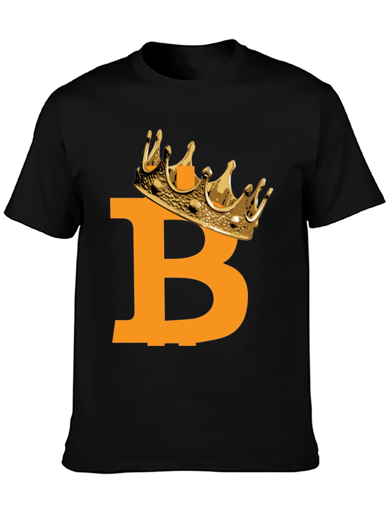 Bitcoin King Black T-Shirt - 3