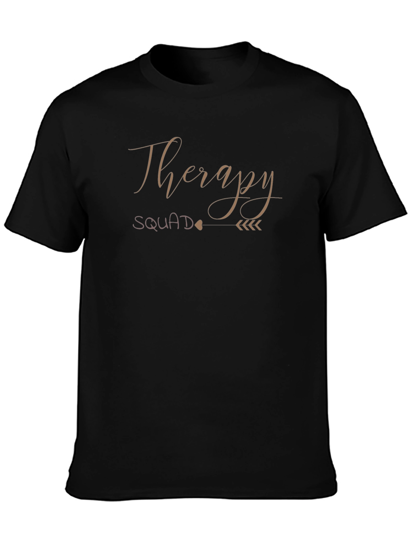 Black Therapy Squad Graphic T-Shirt view 3
