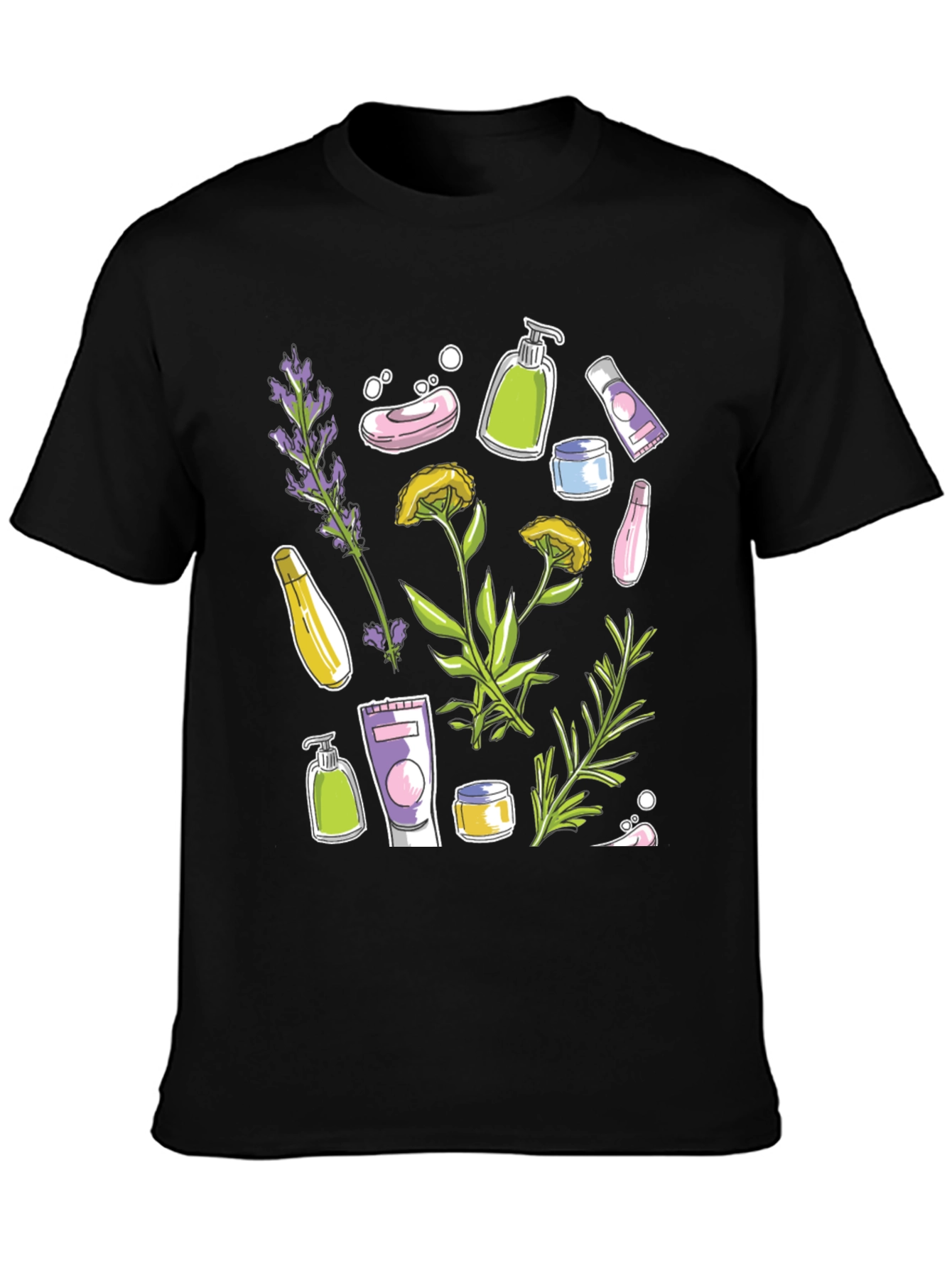 Botanical Beauty T-Shirt | Natural Skincare Design - 3