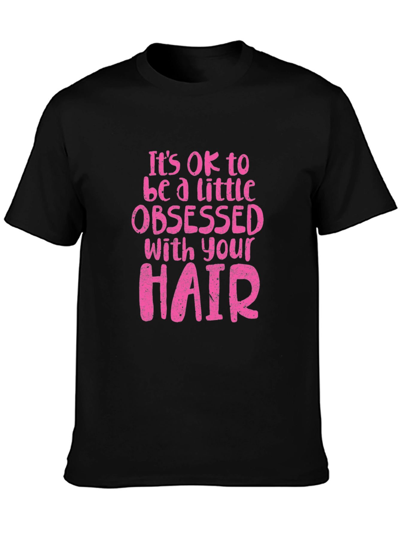 Black Obsessed With Your Hair Graphic Tee view 3