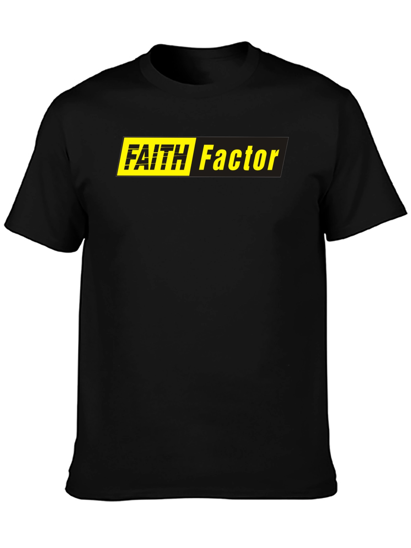 Black Faith Factor Graphic T-Shirt - Black view 3