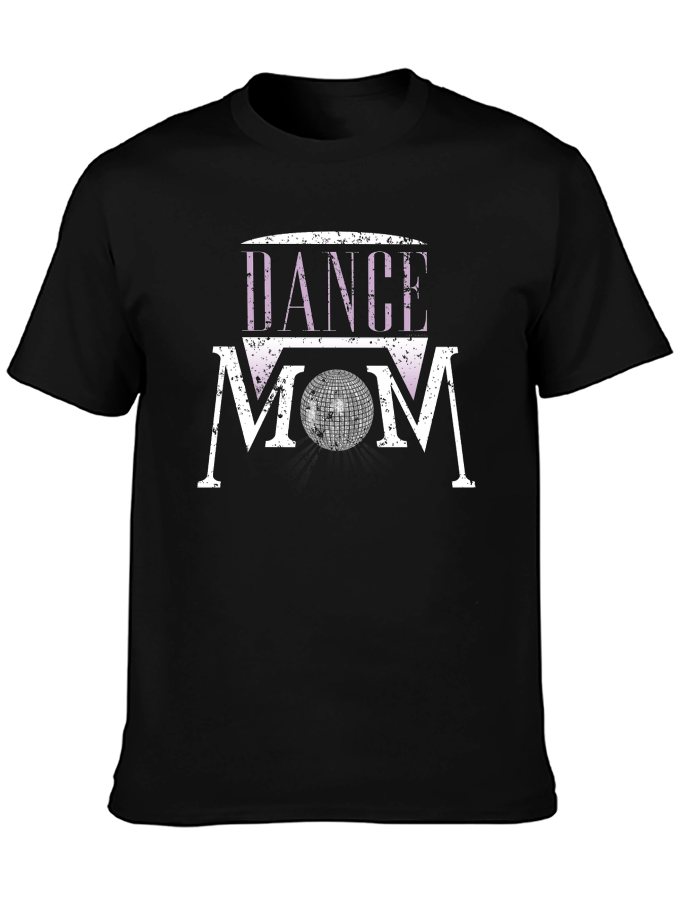 Black Dance Mom Disco Ball Graphic Tee - Unisex view 3