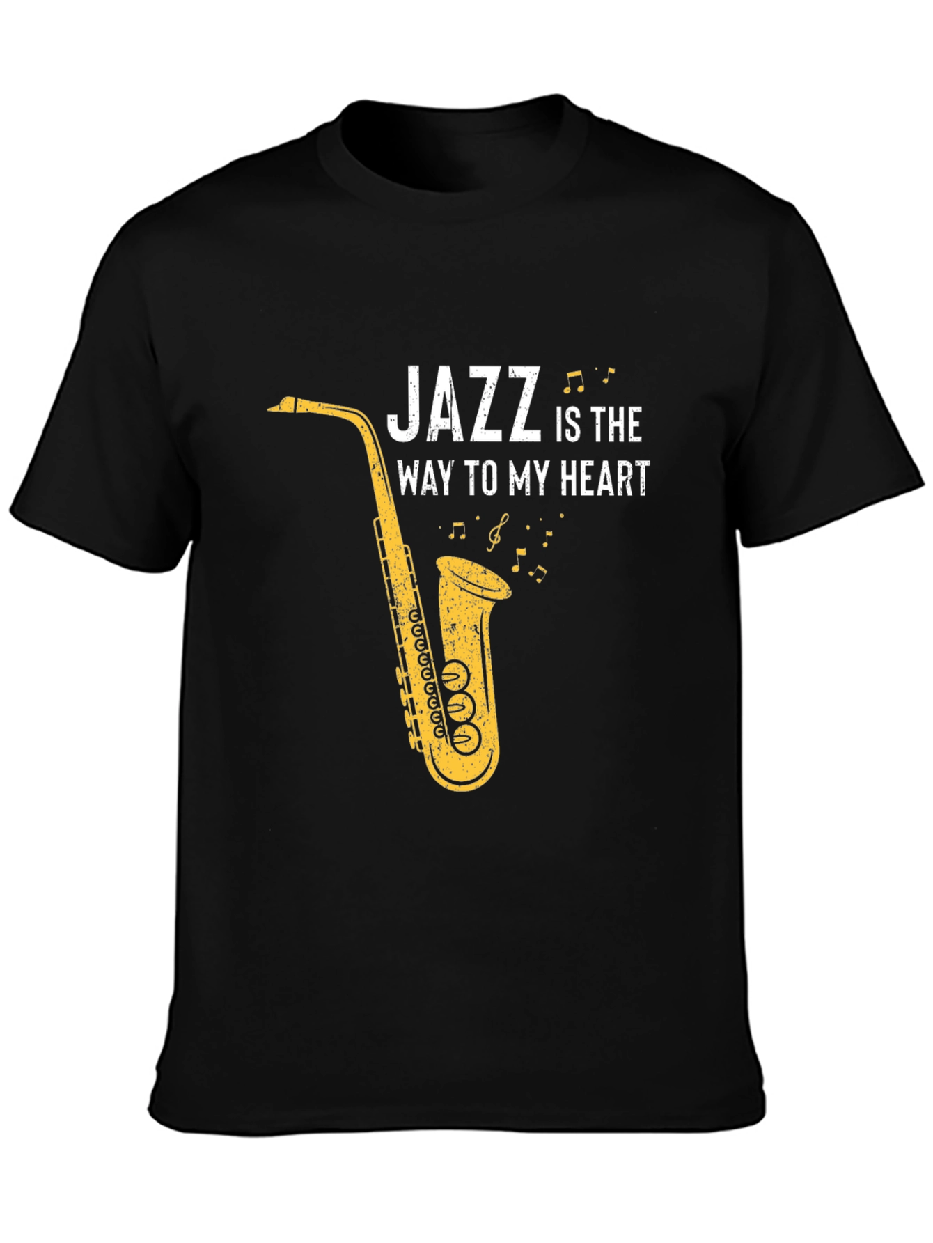 Black Jazz is the Way to My Heart Graphic Tee view 3