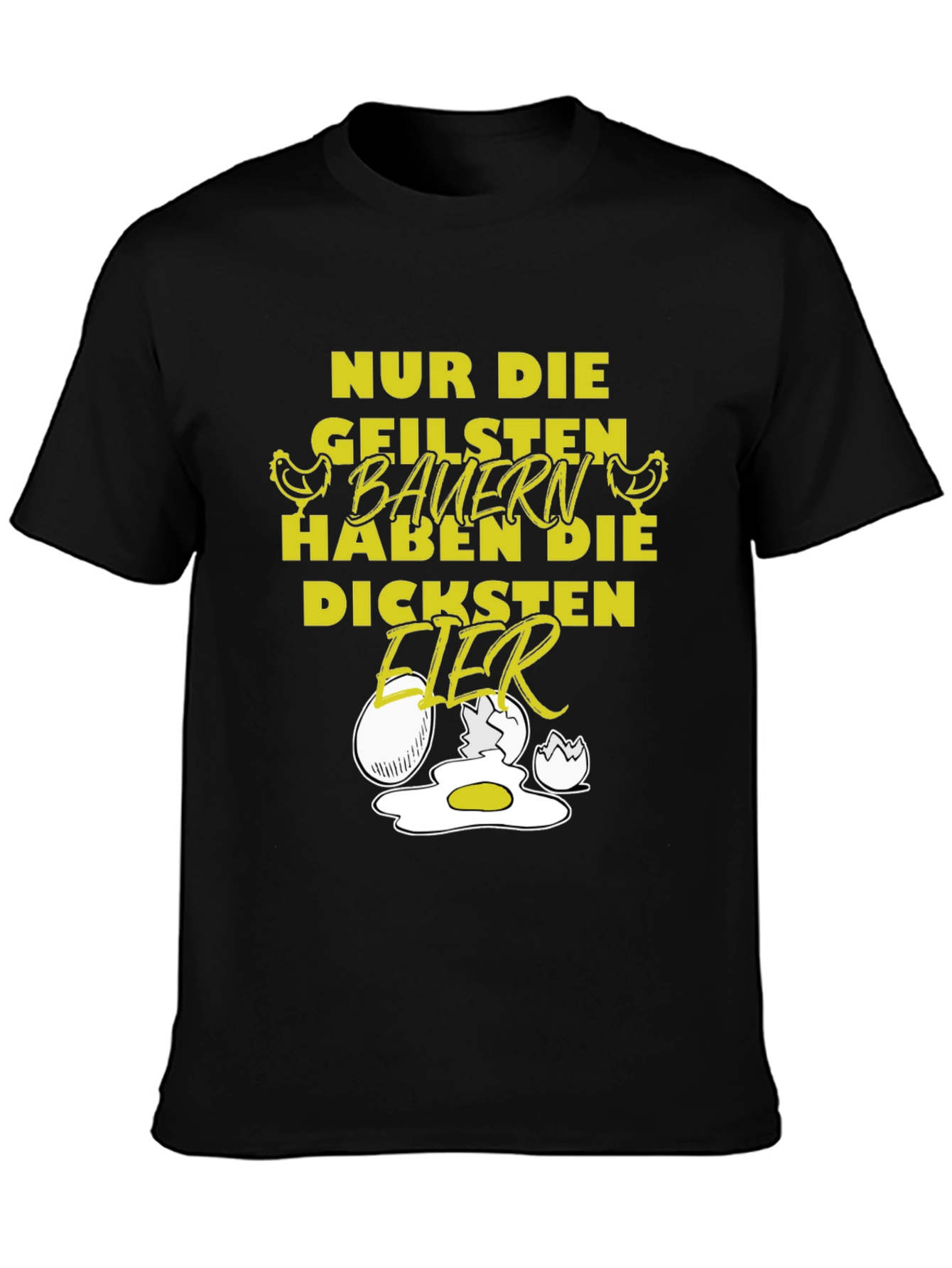 Black Funny Farmer T-Shirt - Nur Die Geilsten Bauern view 3