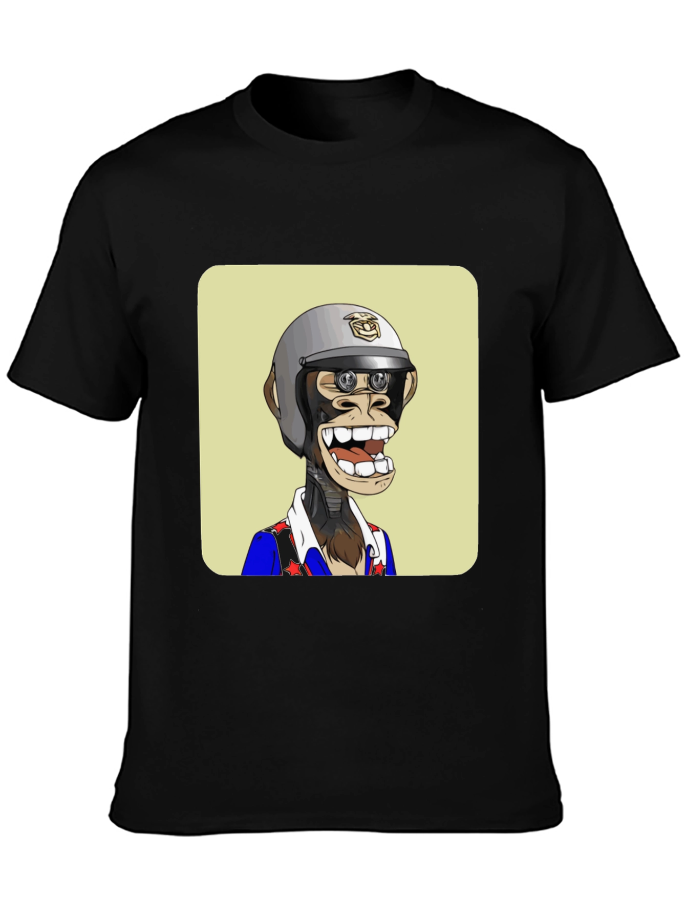 Black Ape NFT Graphic T-Shirt - Unique Design view 3