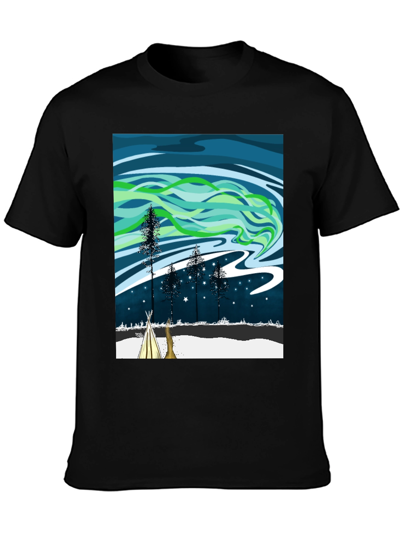 Northern Lights Graphic Tee - 3