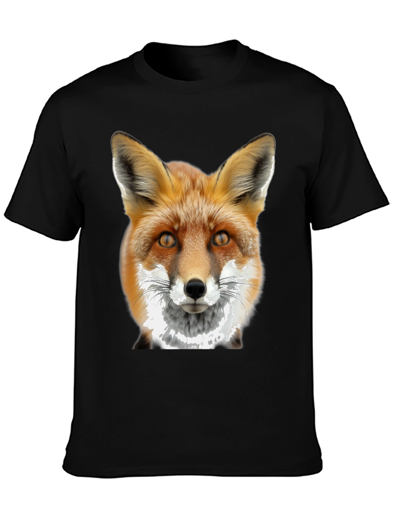Black Fox Graphic Tee - Men's Black T-Shirt view 3