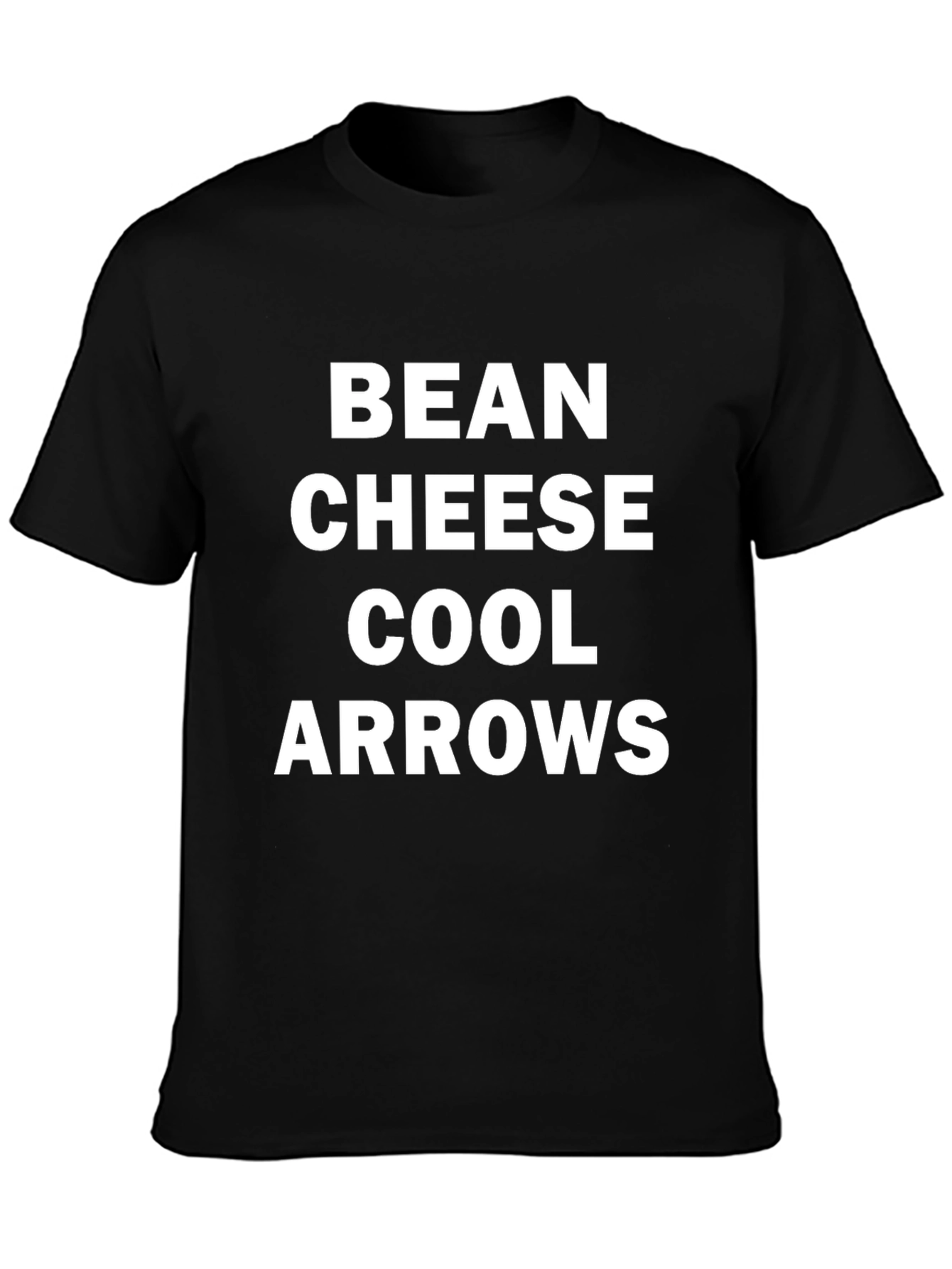 Black Bean Cheese Cool Arrows Graphic Tee view 3
