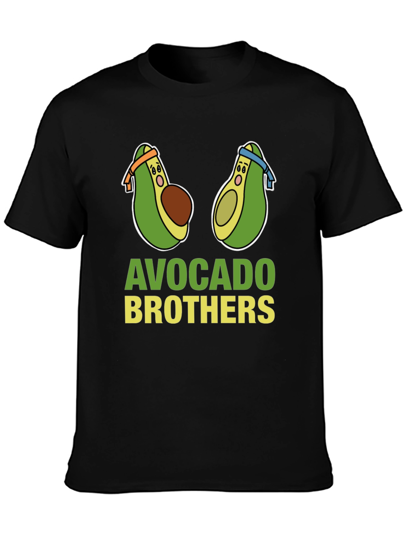 Black Avocado Brothers Graphic T-Shirt - Fun & Stylish! view 3