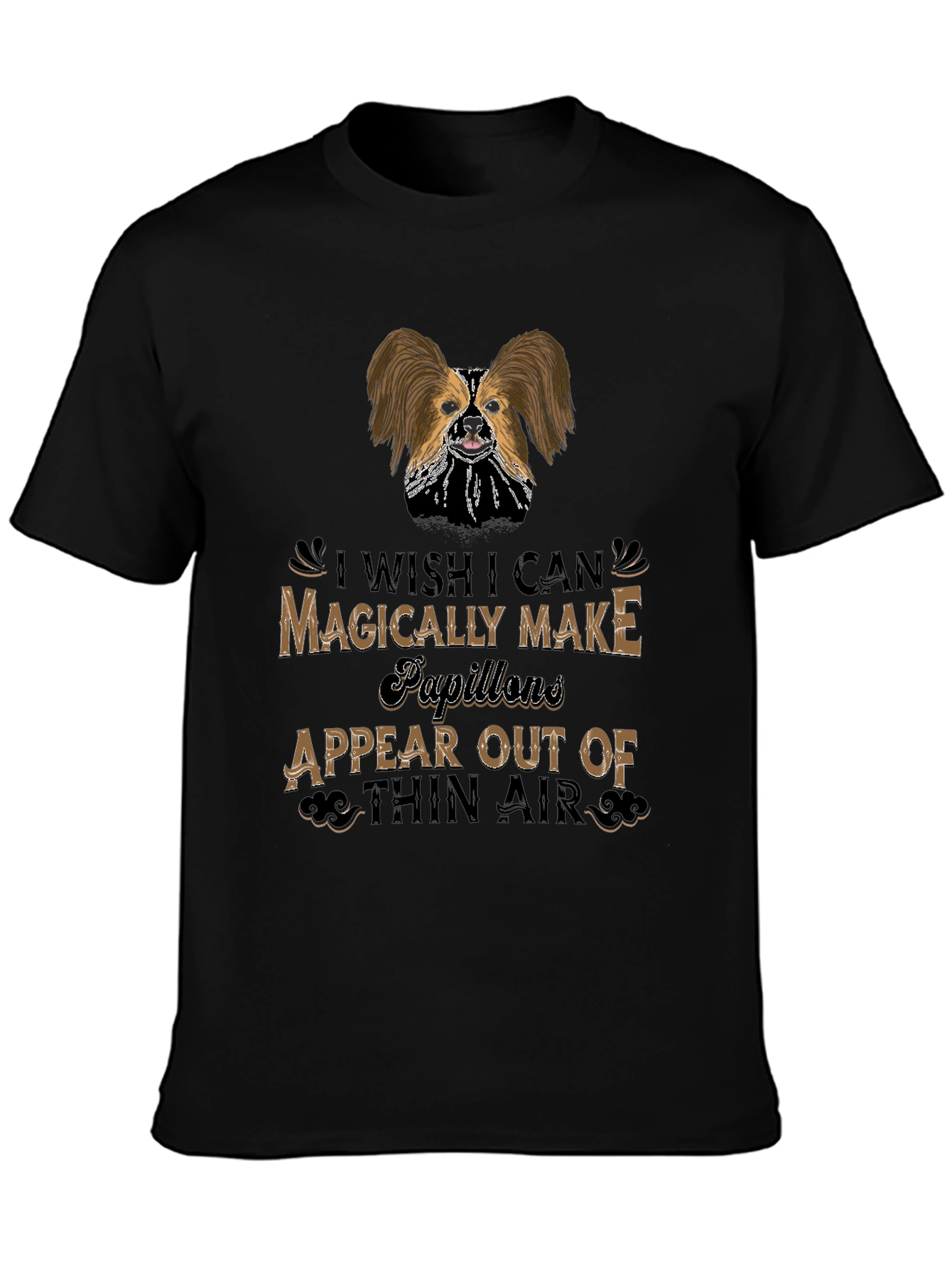 Magical Papillon T-Shirt, Pet Lover Tee - 3