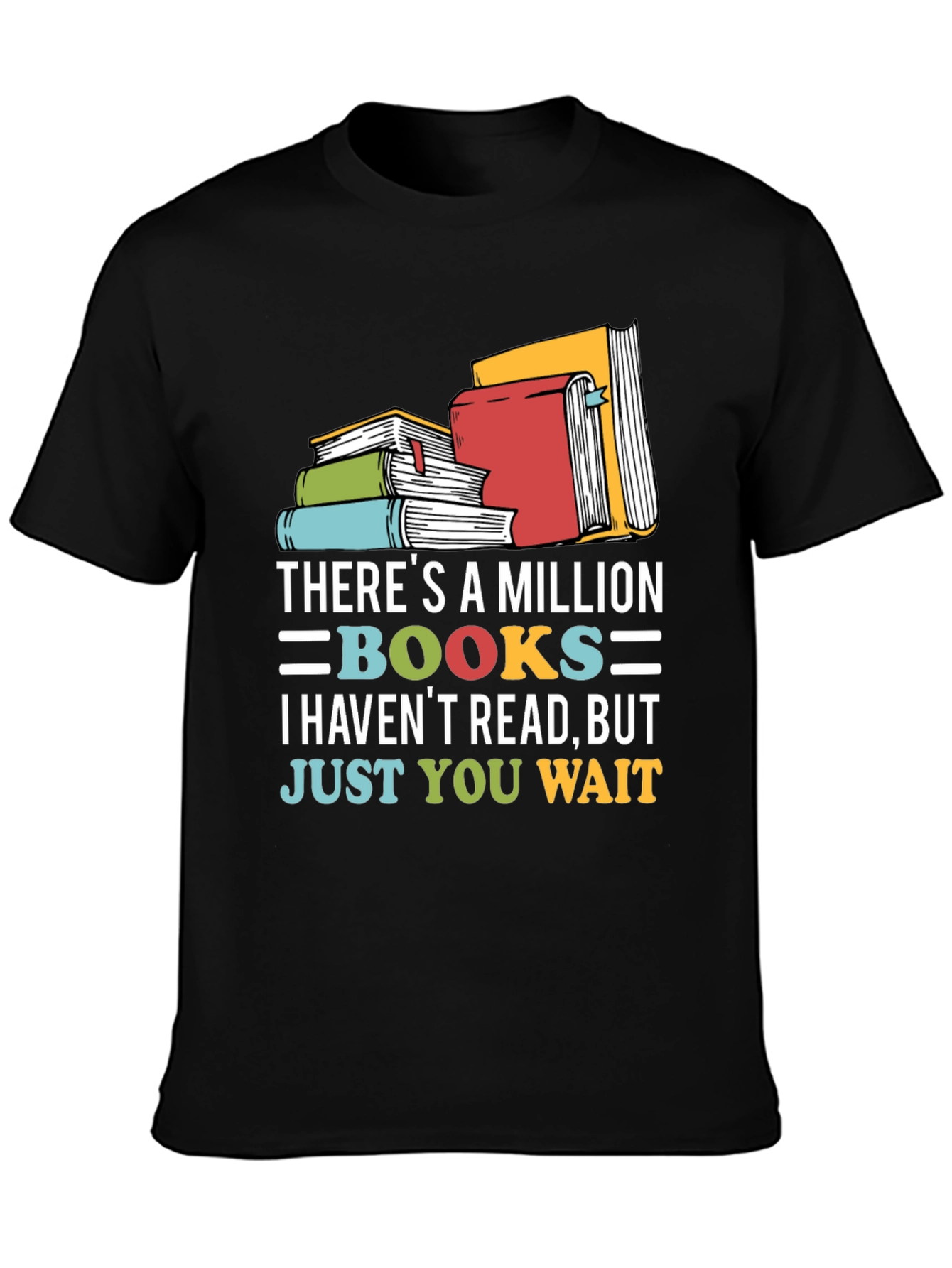 Black Book Lover T-Shirt: A Million Books view 3