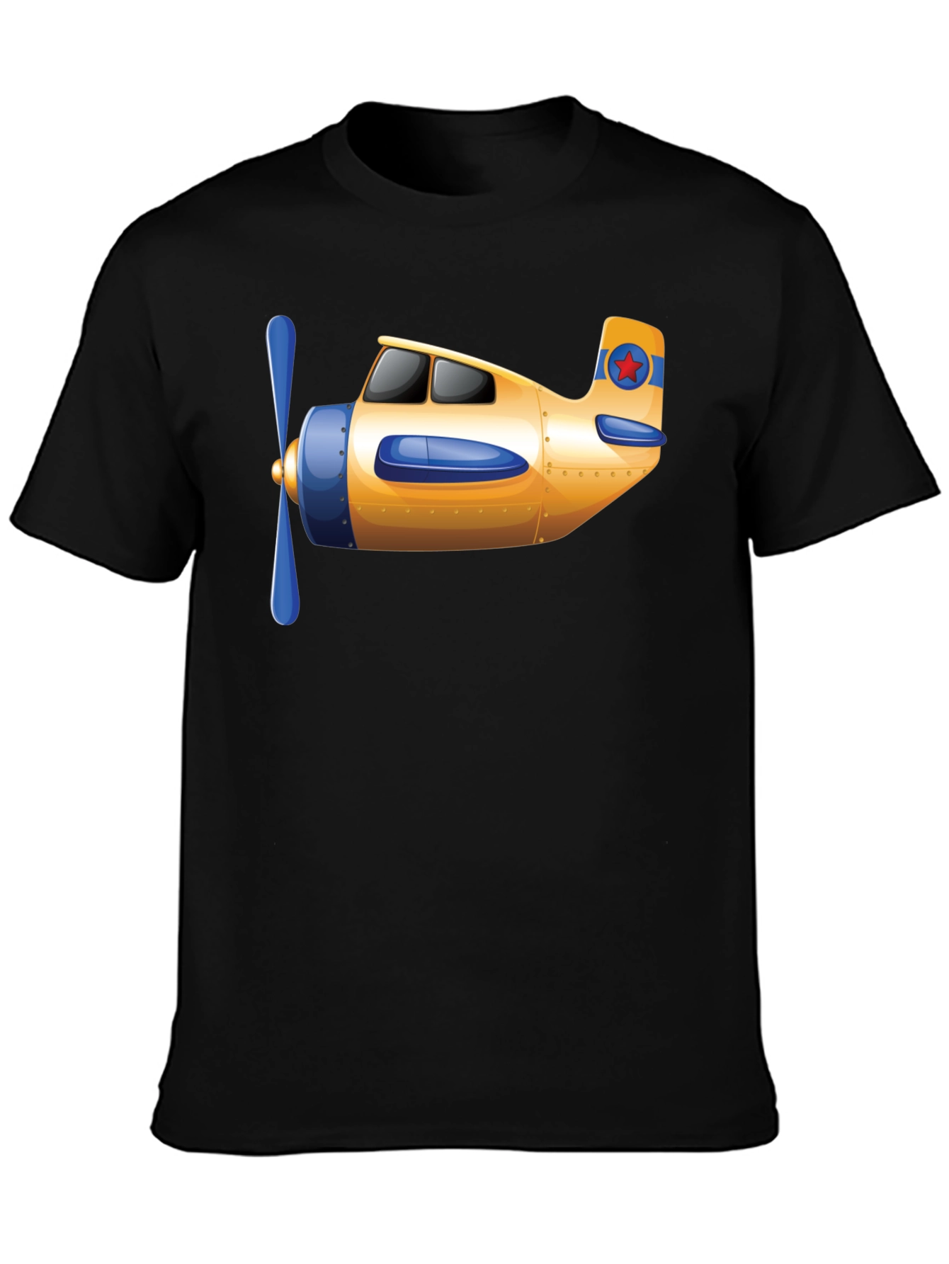 Airplane Graphic T-Shirt - Novelty Aviation Tee - 3