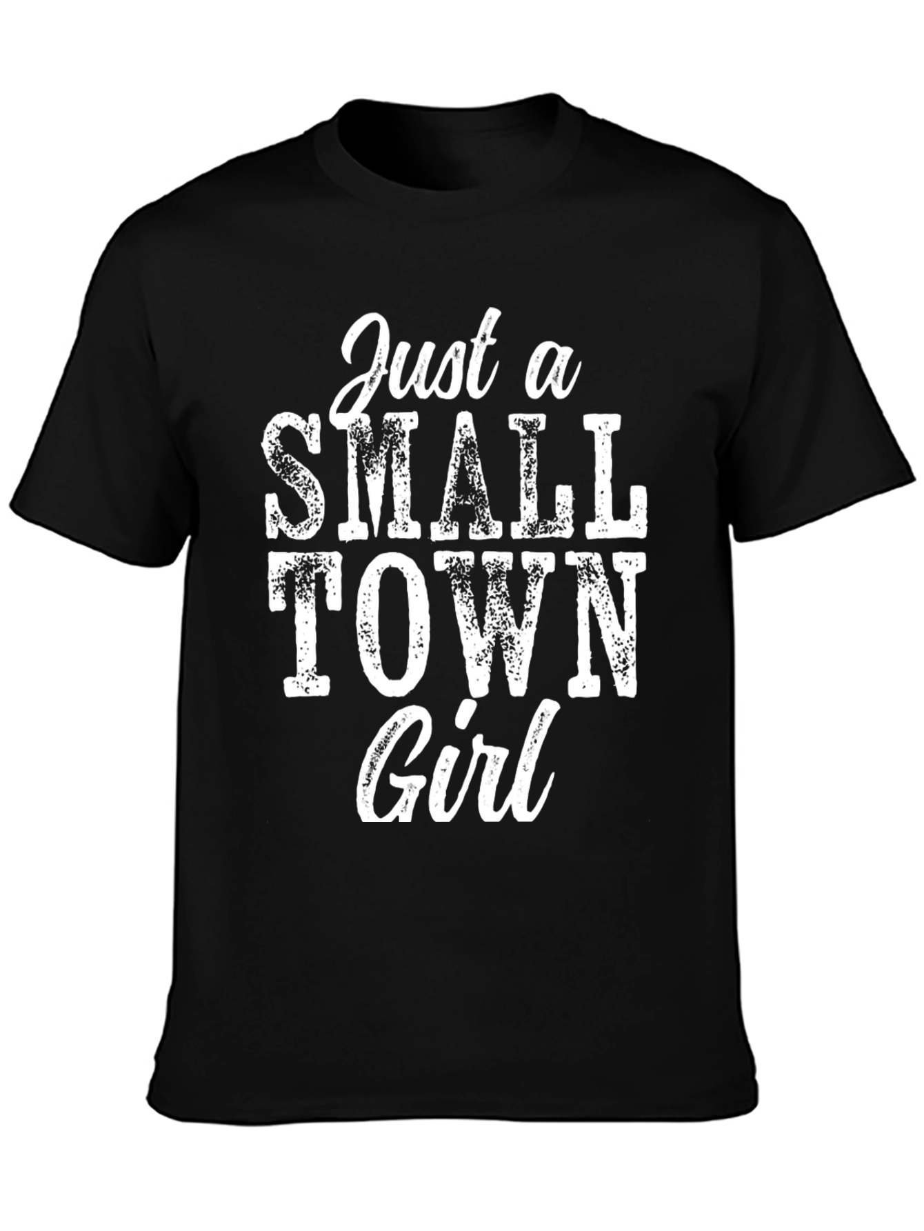 Black Just a Small Town Girl Graphic Tee view 3