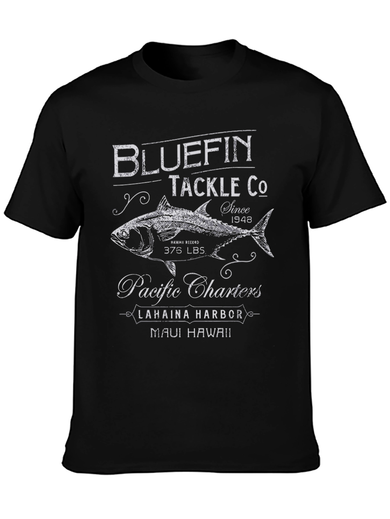 Black Bluefin Tackle Co. Graphic Tee view 3