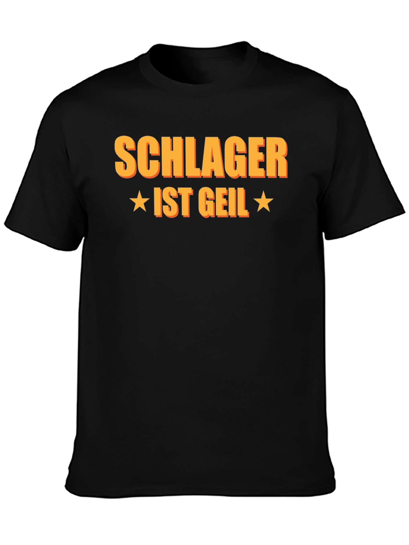Black Schlager Ist Geil Graphic T-Shirt view 3