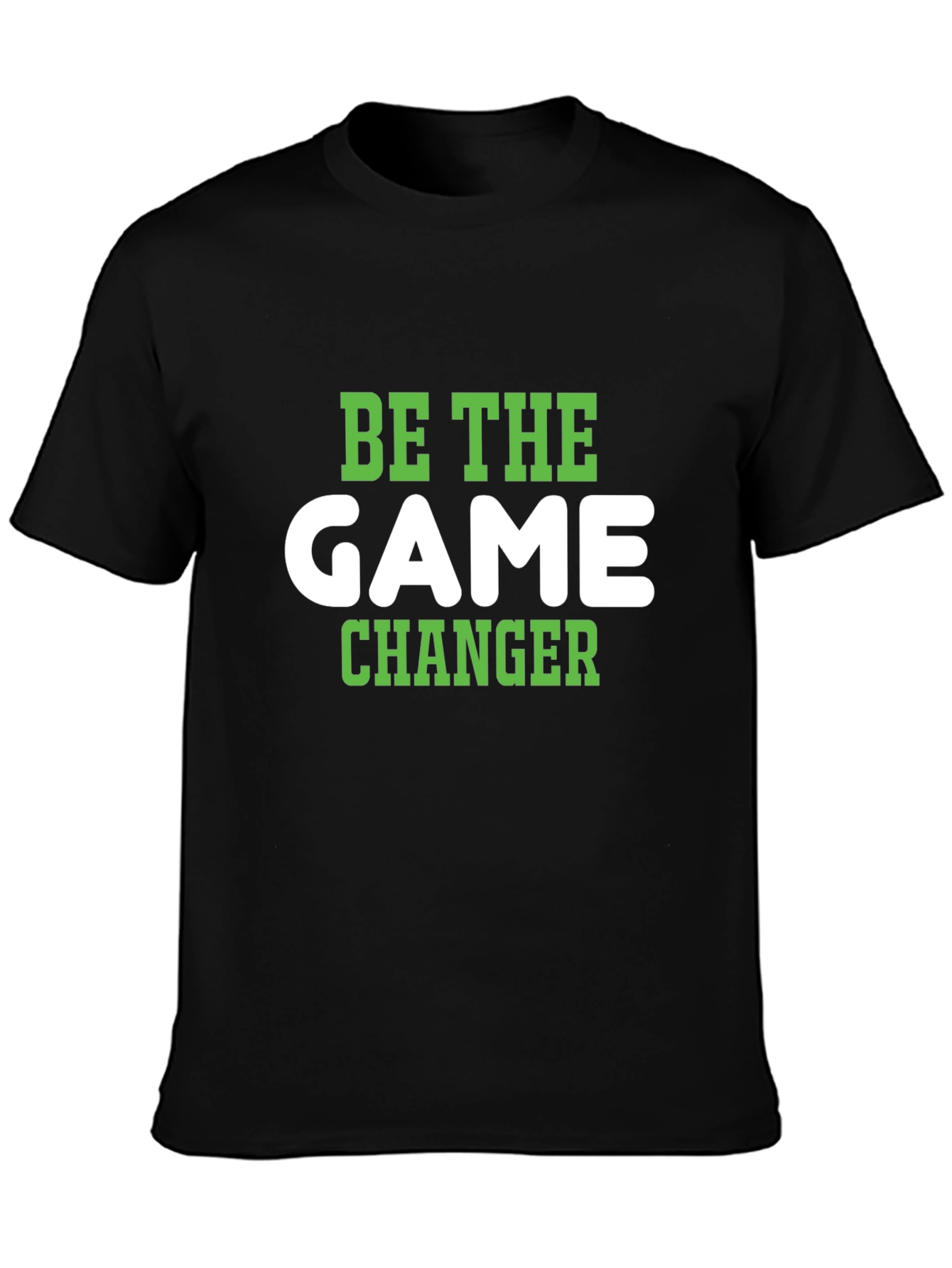 Black Be the Game Changer Graphic Tee - Black view 3