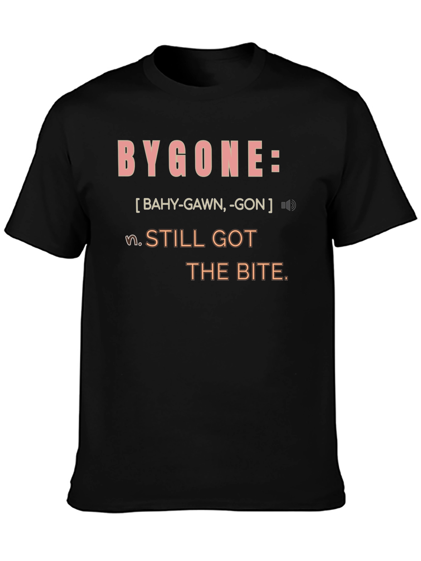 Black Bygone Definition T-Shirt - Still Got the Bite view 3
