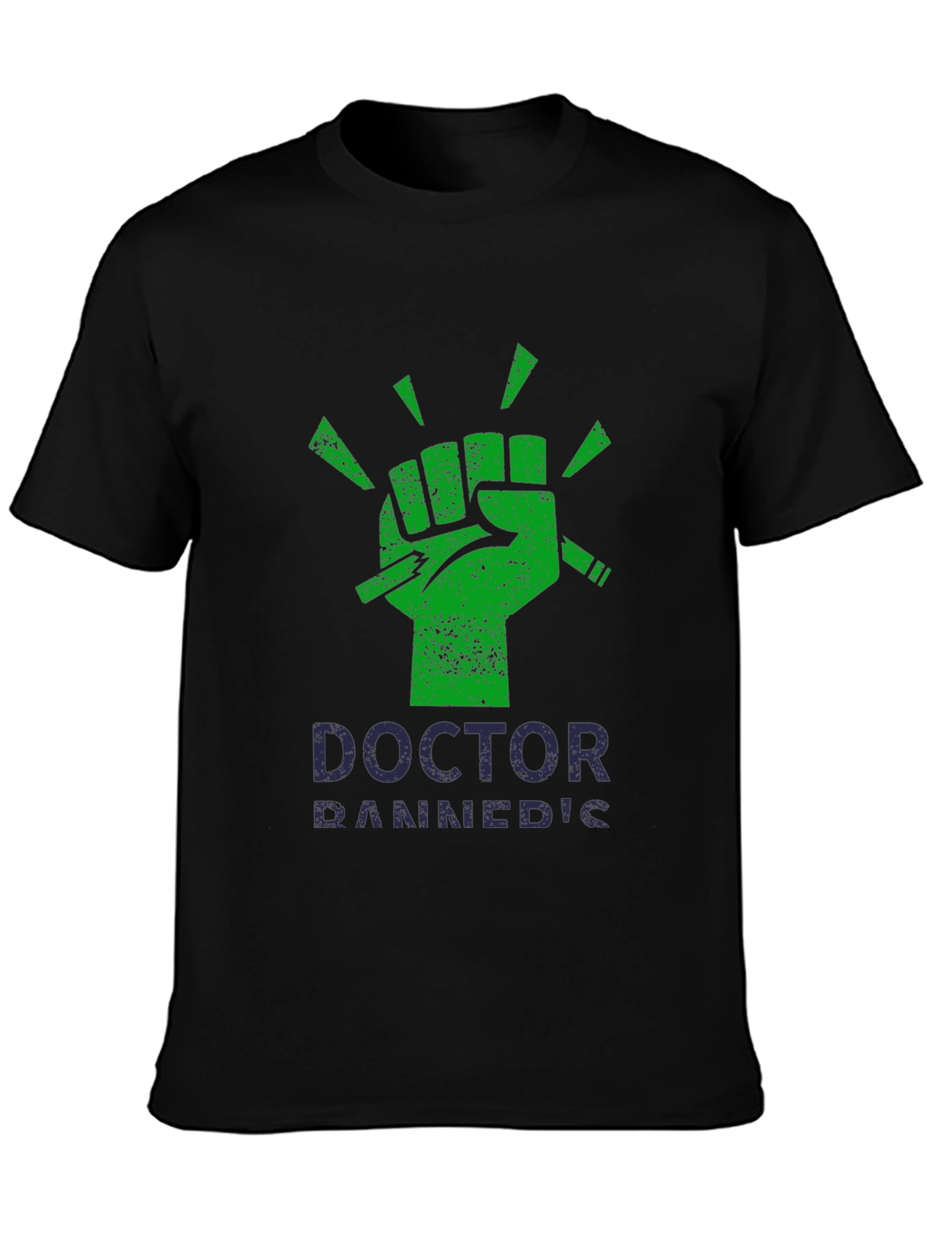 Black Doctor Rannedic Novelty T-Shirt view 3
