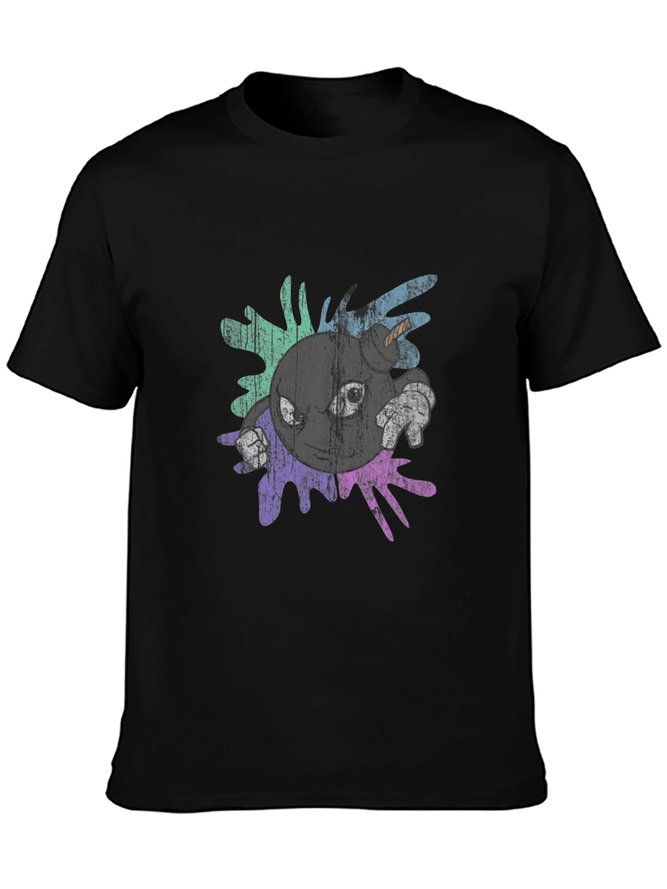 Black Explosive Character Tee view 3