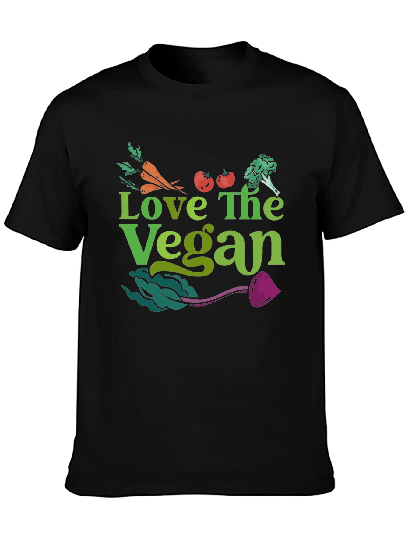Love The Vegan Graphic T-Shirt - 3