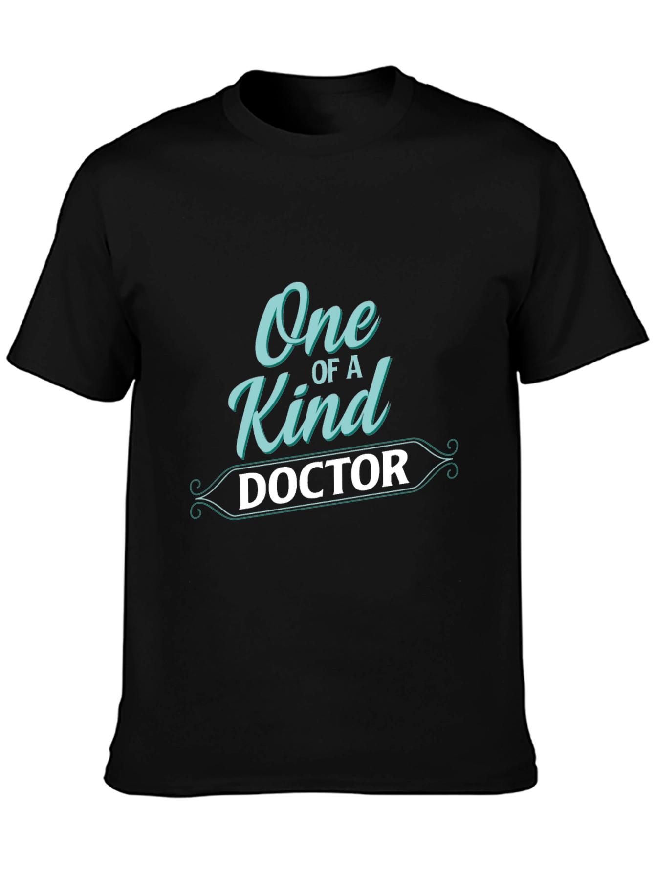 Black One of a Kind Doctor Black T-Shirt view 3