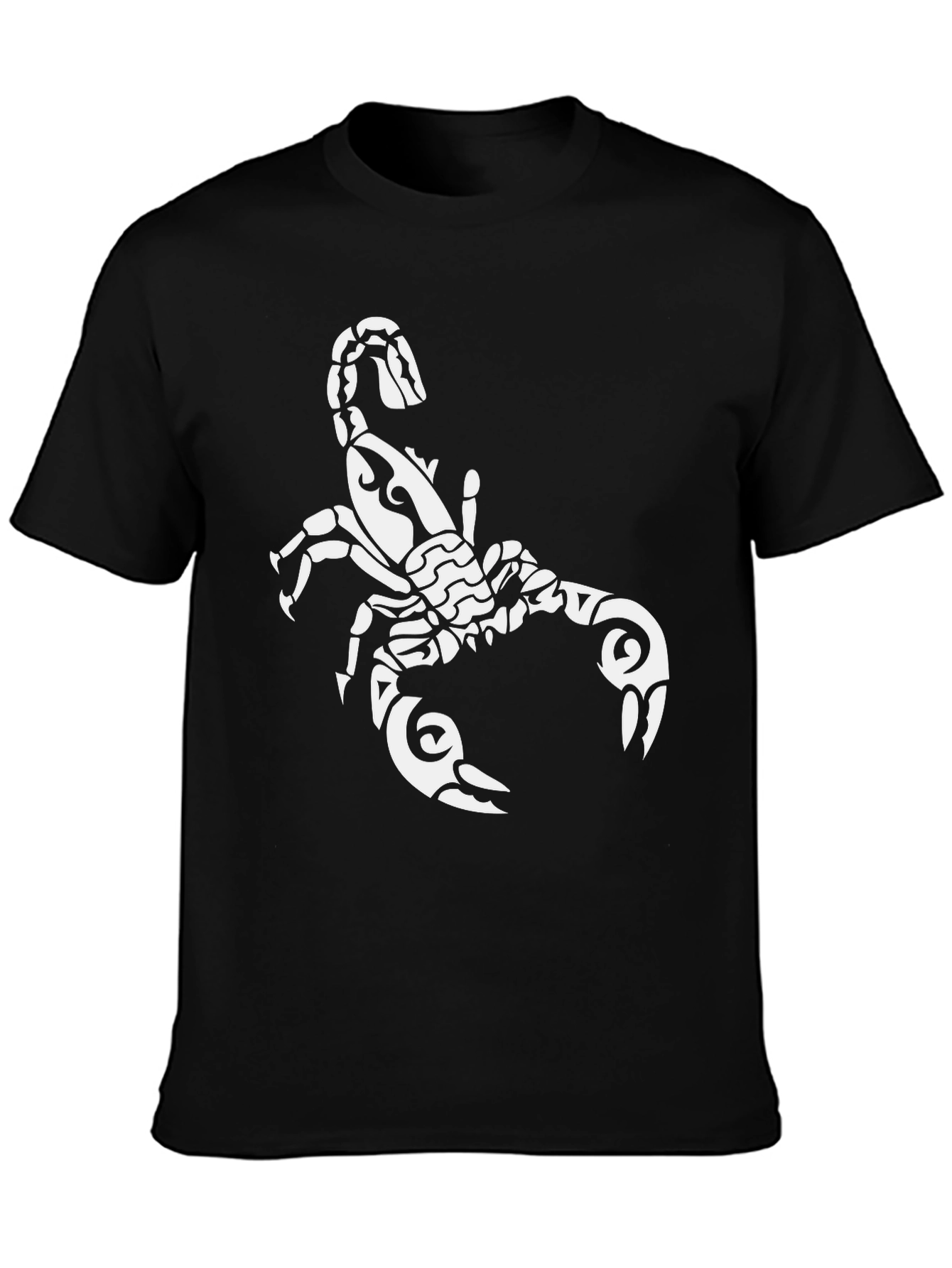 Black Scorpion Graphic Tee - Bold Black Cotton view 3