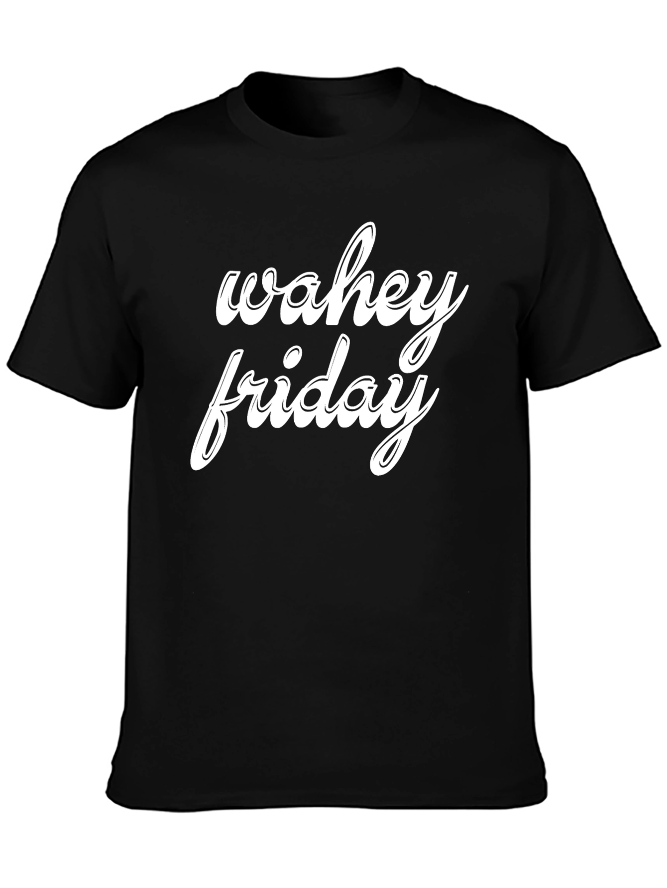 Black Wahey Friday T-Shirt - Stylish Comfort view 3
