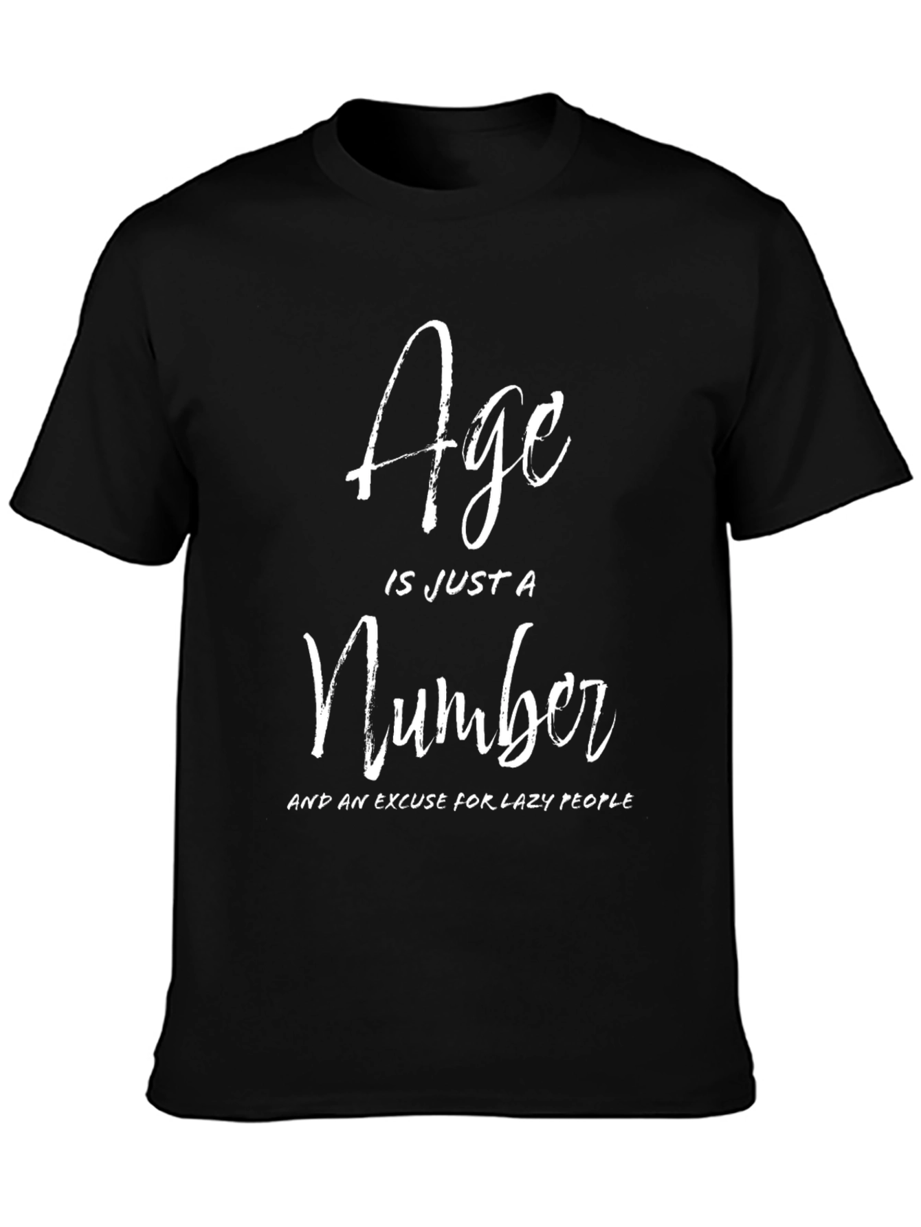 Black Age Is Just a Number T-Shirt view 3