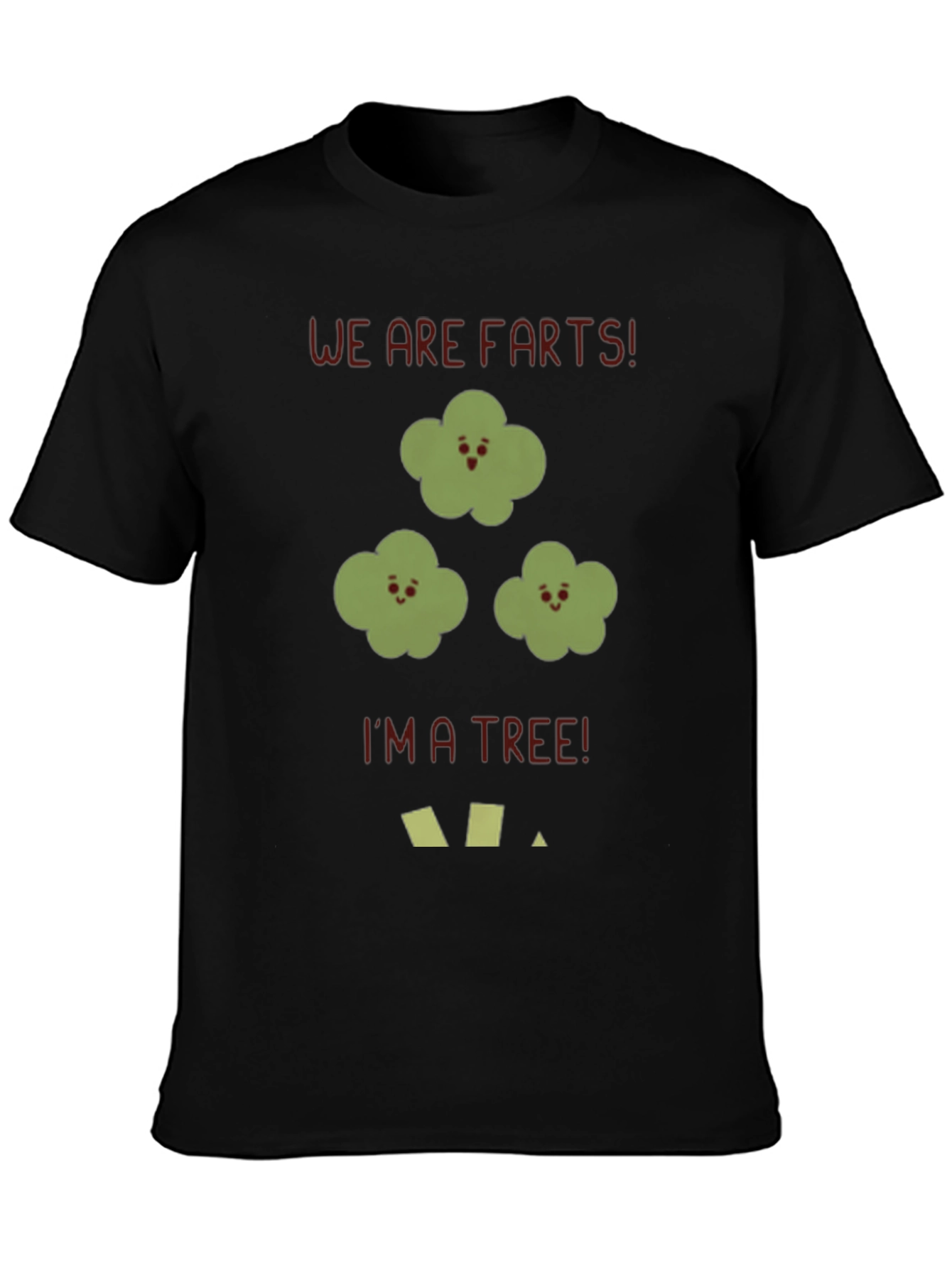 Black We are Farts! Funny Graphic Novelty T-Shirt view 3