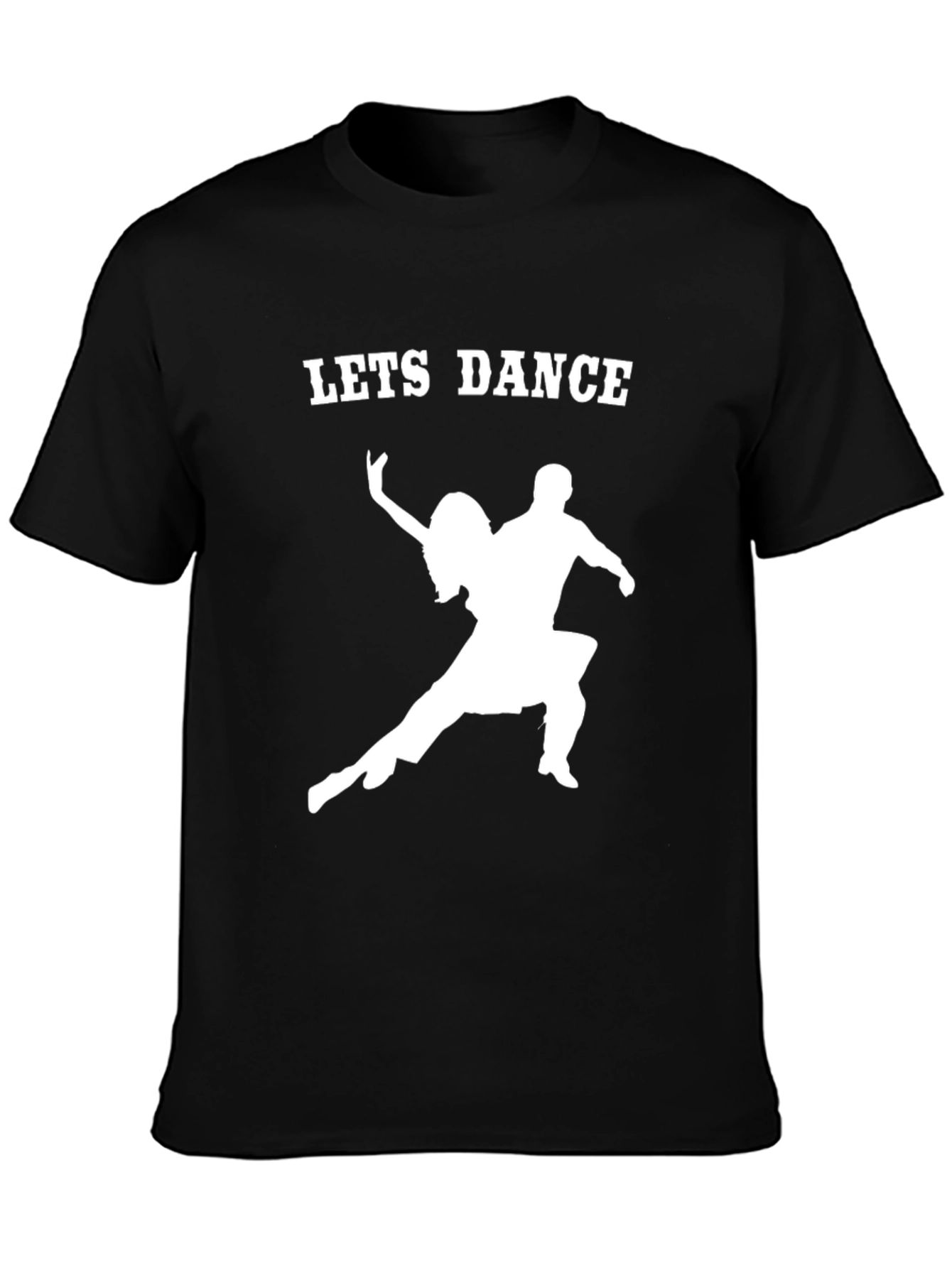 Black Let's Dance T-Shirt view 3